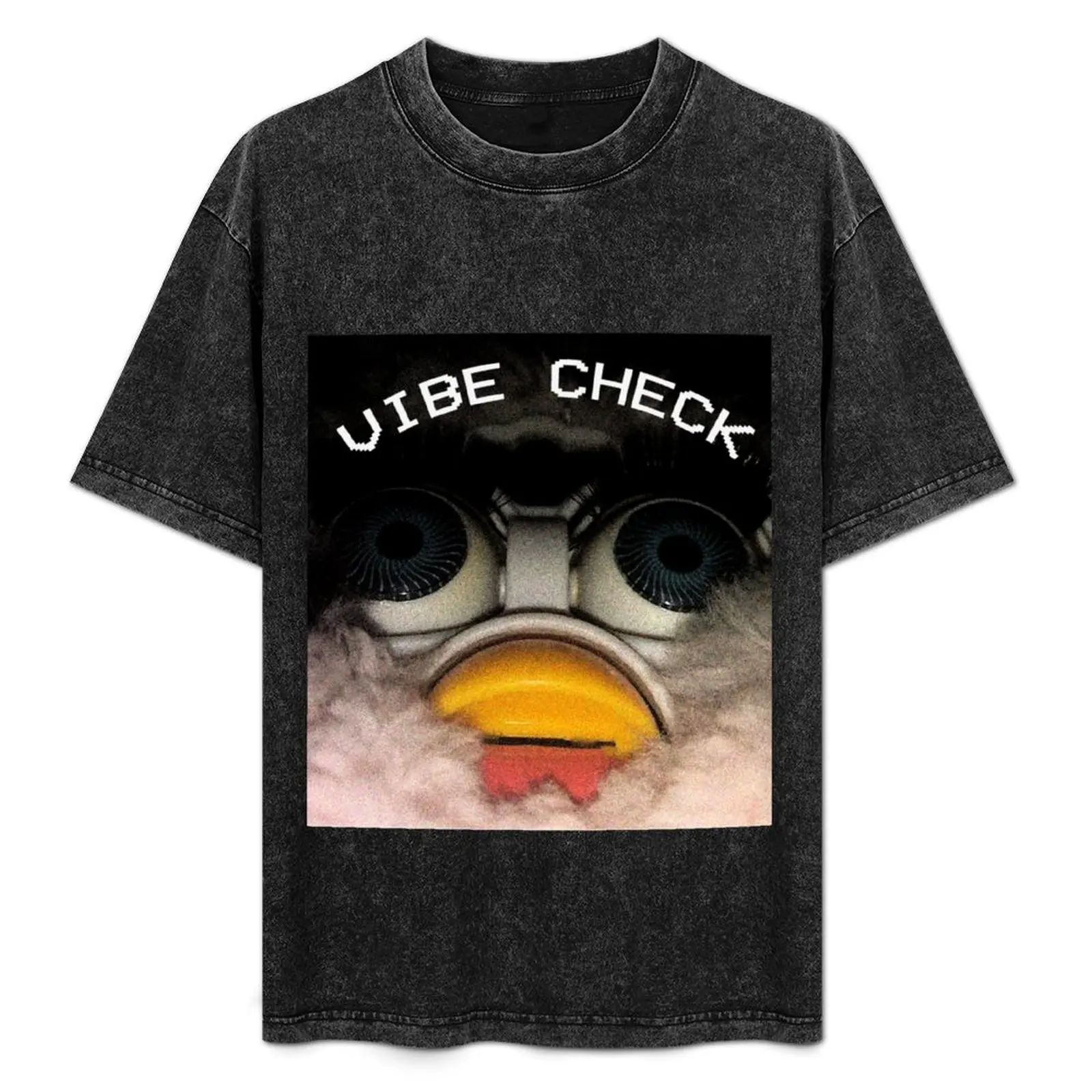 

Furby Vibe Check 1 T-Shirt Basic Tee Shirt for Everyday Outfit