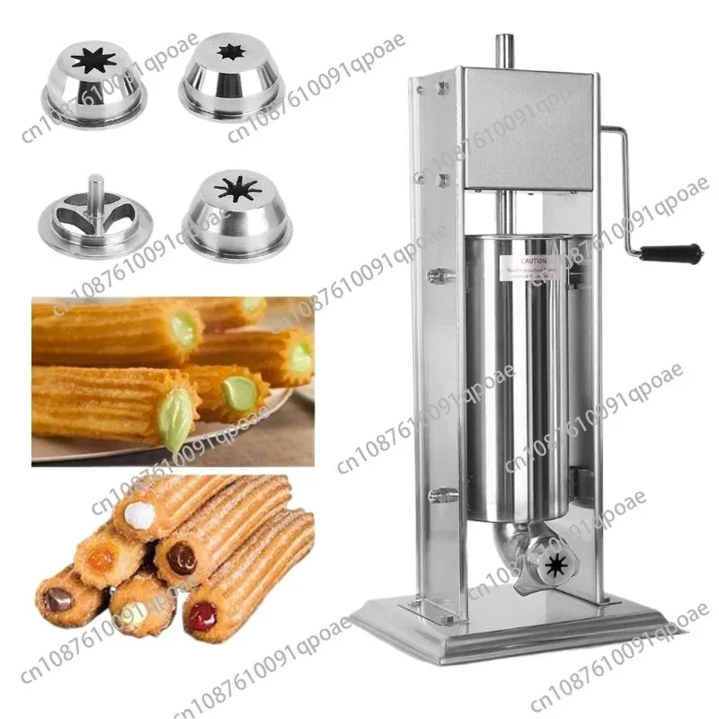 5L 7L Stainless Steel Churro Making Machine for Commercial Use Churros Extruder for Spanish Churros Snack Maker for Food