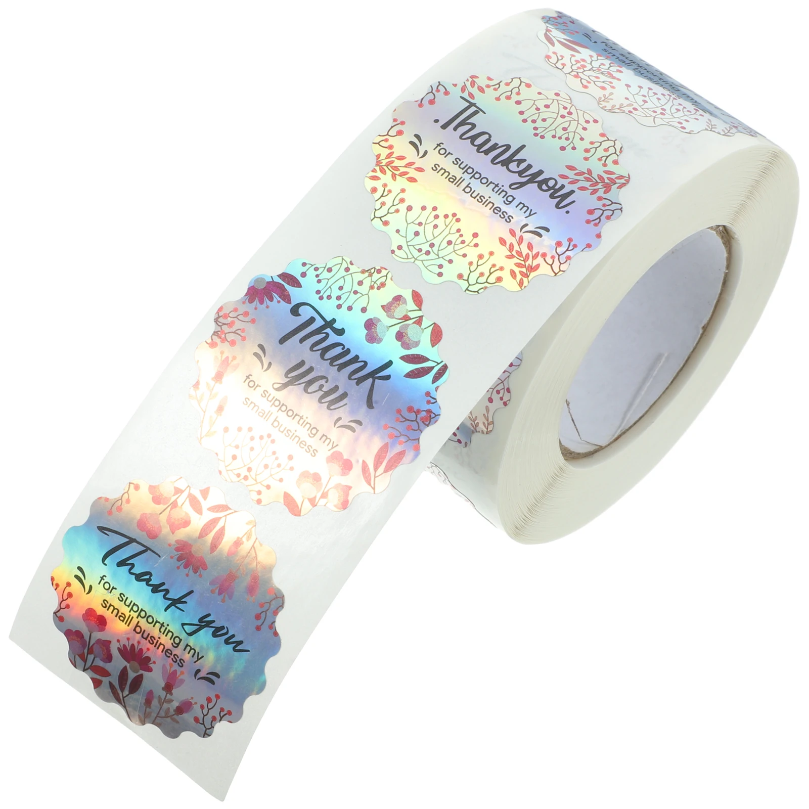 1pcs Rainbow Thank You Stickers 3 8cm Self Adhesive Sealing Labels for Gift Food Bag Packaging