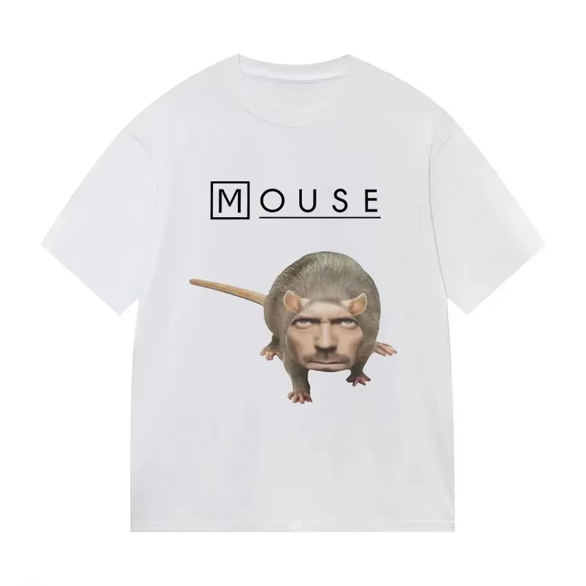 2026 House_Mouse MD Funny Graphic T-shirt Men Women Casual Oversized Short Sleeve T Shirt Fashion High Quality Tees Streetwear