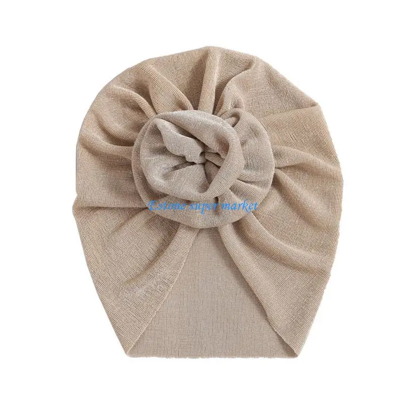 

090B Baby Ice Silk Hat Infant Hairband Hospital Hat Headwrap Toddler Girl Photo Props