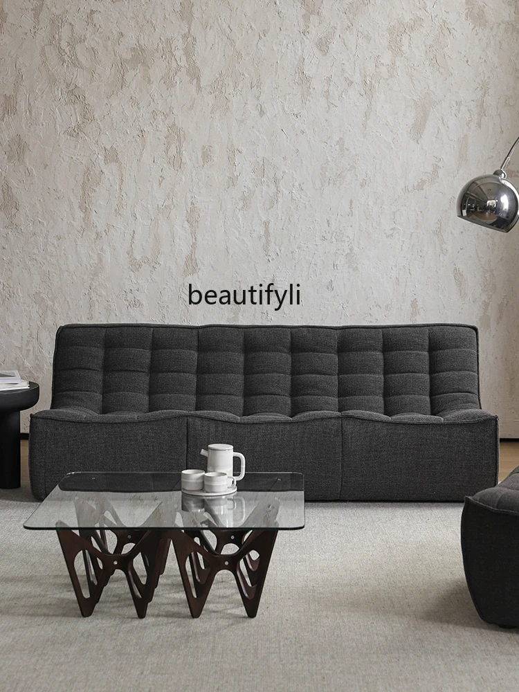 Modern Simple and Light Luxury Silent Wind Module Corner Single Creative Fabric Sectional Sofa