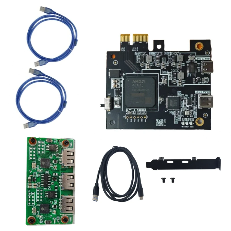 Cap DMA 75t Card/ FPGA DMA board Cap 75T DMA Card Direct Memory Access + MAKCU arduino Development Boards ESP32-S3