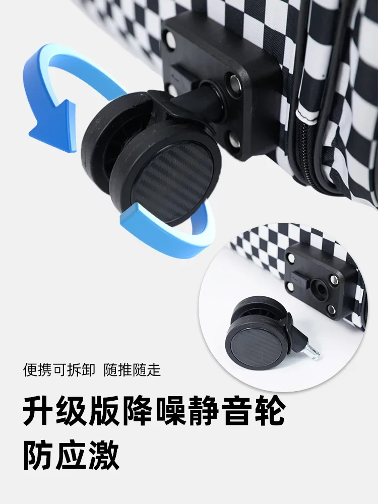 Pet trolley case cat bag portable going out dog luggage aviation large capacity cart anti-stress
