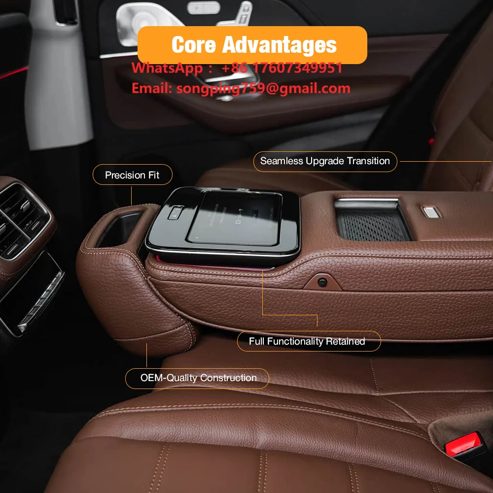 Large Center Armrest: Luxury Comfort & Exclusive First-Class Experience