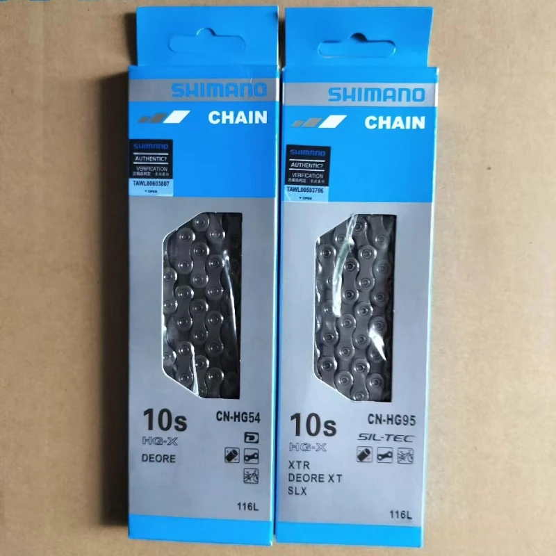 

Велосипедная цепь Shimano 8/9/10/11 скоростей HG40 HG54 HG95, 116 звеньев, запчасти для горных и шоссейных велосипедов, аксессуары для велоспорта