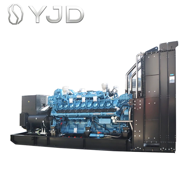 180KVA  200kva Open Frame Diesel Generator 144KW 380V/400V Electric Start Generator
