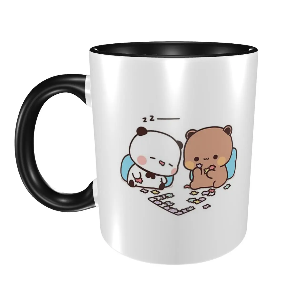 Taza de gatos Panda Brownie Bear Mochi, divertidas tazas de café de cerámica, tazas de té, taza de leche, artículos para beber, regalo para amigos