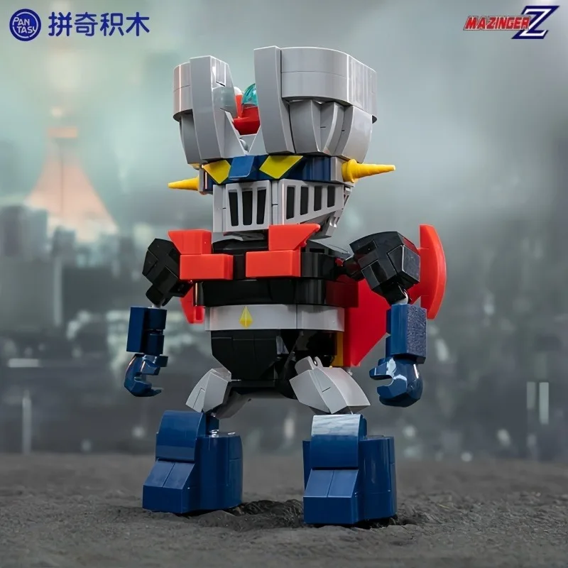 

Pantasy Building Blocks Mazinger Z Mini Semi-perspective Mecha Small Particle Assembly Toy Model Desktop Ornaments Gift