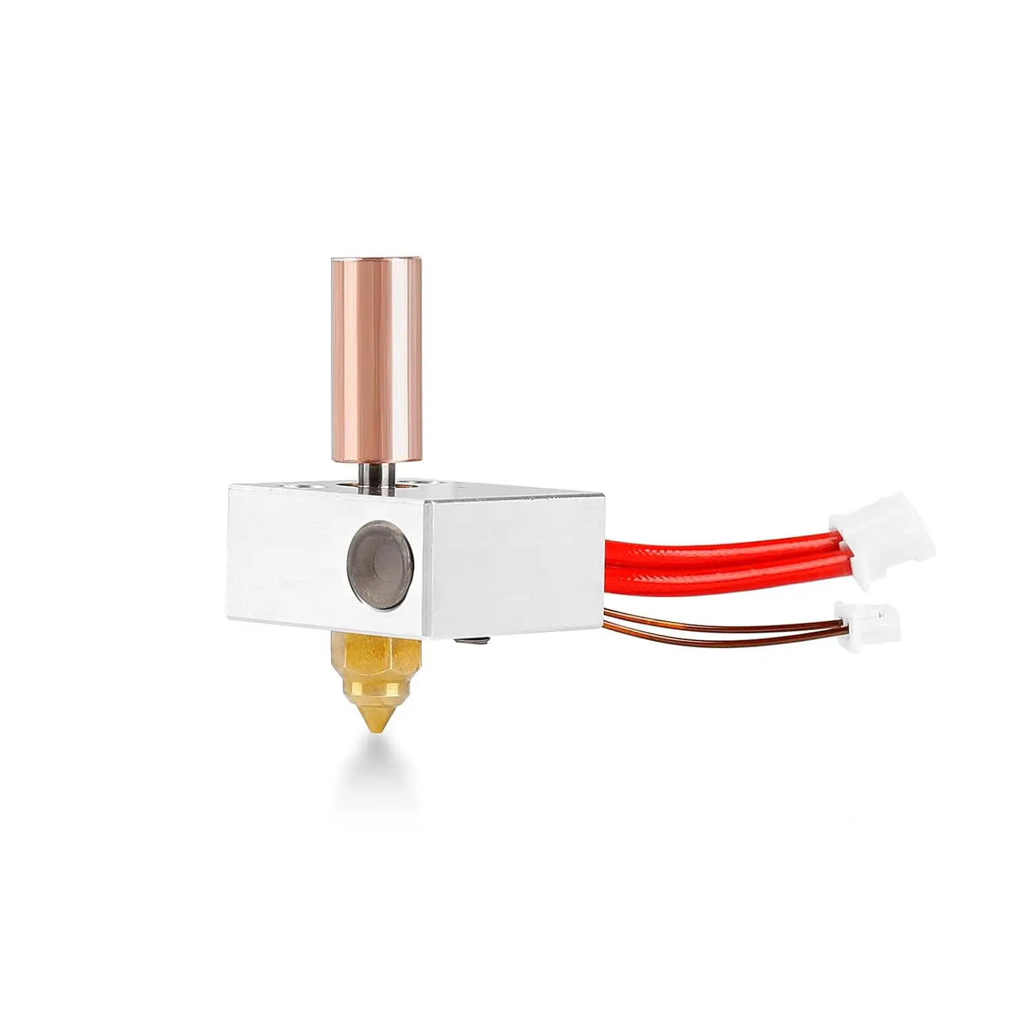 Sovol SV06 Hotend Kit Coming with Brass Nozzle Heating Block Thermistor Heating Wire, Metal Throat and Silicone Cover