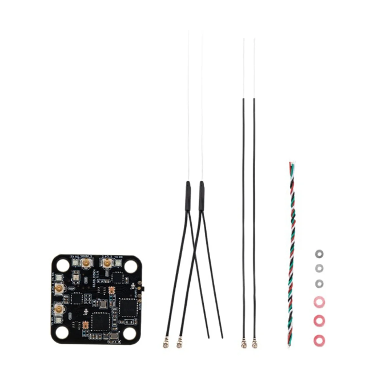 HOT SALES For RadioMaster DBR4 2.4G/915MHz ELRS Receiver Dual-Band Dual-Channel Gemini Receiver for FPV Drone DIY Parts