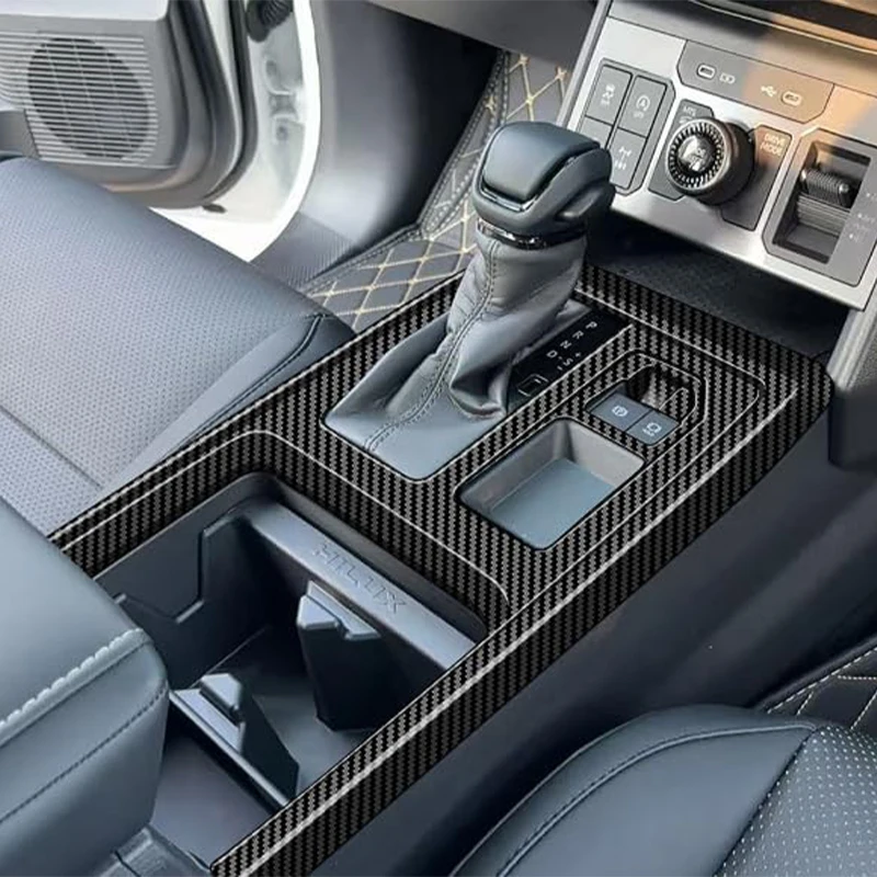 Für Toyota Hilux 2026+ Auto Mittelkonsole Schalthebelblende Rahmen Zierleiste Aufkleber Schutzabdeckungen Auto-Zubehör