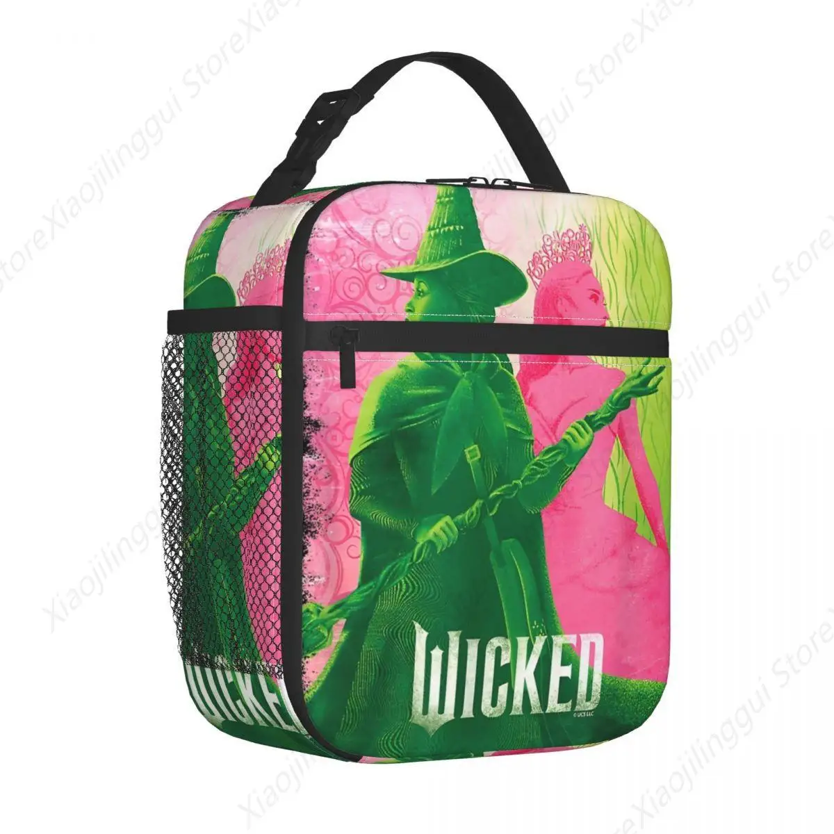 Wicked Elphaba & Glinda Tonal Insulated Lunch Bag Office Musical Movie 2024 Food Box Portable Fashion Cooler Thermal Lunch Box