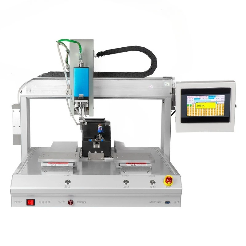 

Desktop suction type automatic locking screw machine screwing single