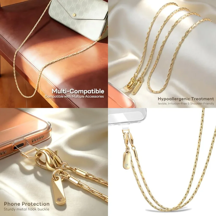 

Phone Lanyard for Cellphone Case Crossbody Phone Strap Detachable Phone Charms Strap Anti Theft Necklace Holder for iPhone For