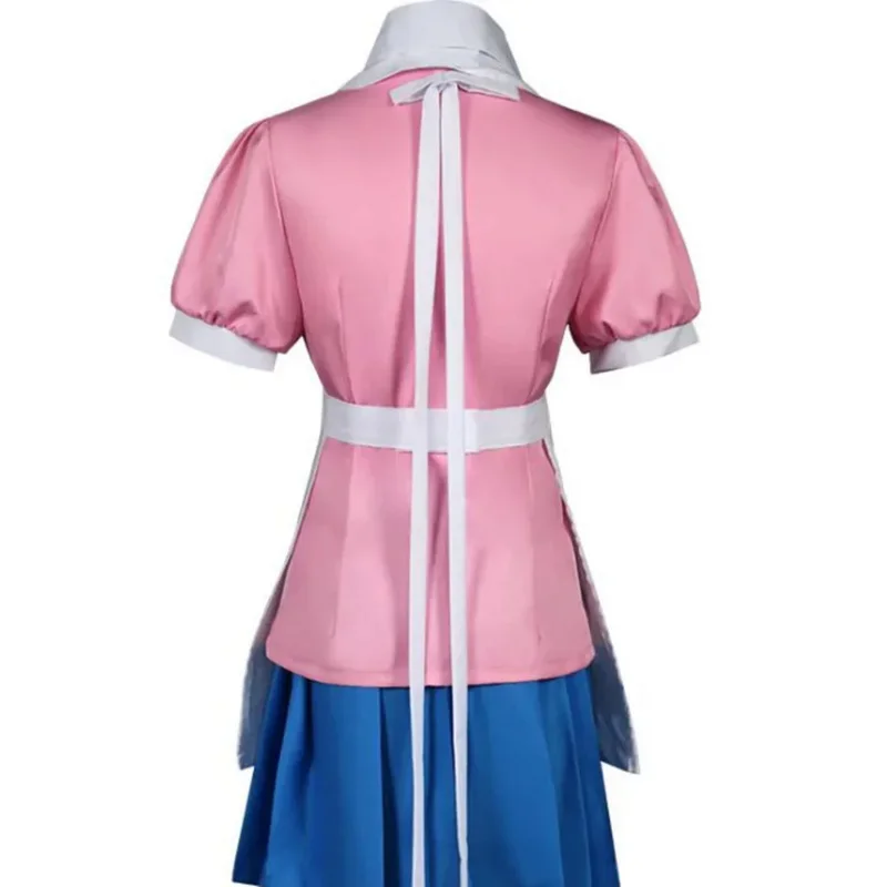 

New 2025 Anime Danganronpa Cosplay Costume Mikan Tsumiki Women Dress Maid Uniform Full Set Halloween Carnival Clothes *o*