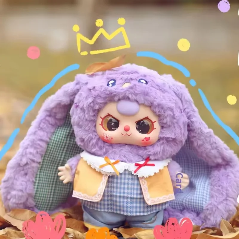 2025 Новый 400% оригинальный Baby Three V2 Плюшевая слепая коробка Модная игрушка Kawaii Dolls Baby 3 Пушистые игрушки Mystery Box Симпатичная модель Подарки для девочек