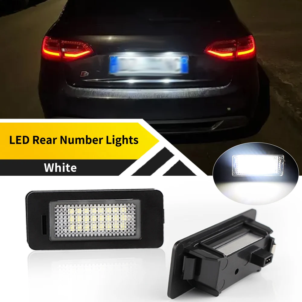 

2pcs For Volkswagen Passat B6 R36 ( For Clip In Version Only ) 2006-2010 Sharan 7N 2011-2013 LED Number License Plate Light Lamp