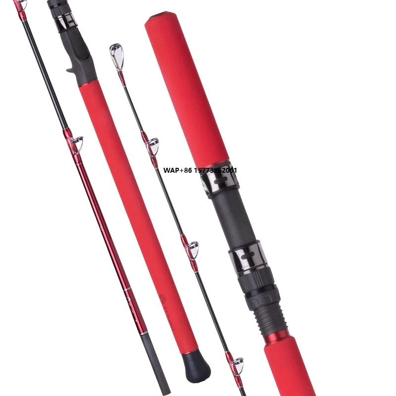 

Удилище спиннинговое GT Series RLJ 1.85м, 1.5 секции, цельное, 80-300г, карбон, RED LIGHT GENERAL JIGGING, для морской рыбалки