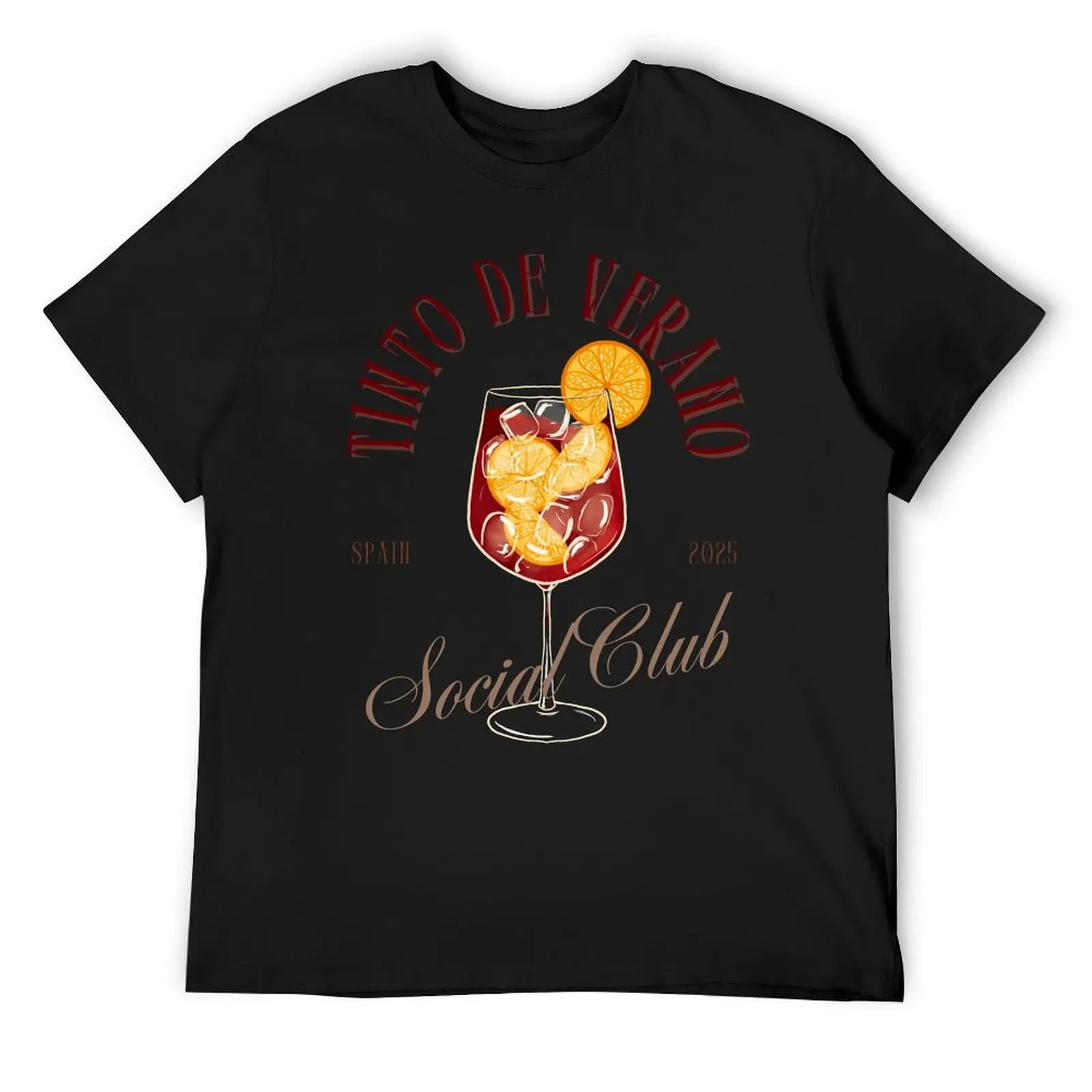 

Spain, Spanish summer drink , sangria T-Shirt quick drying heavyweights anime mens cotton t shirts