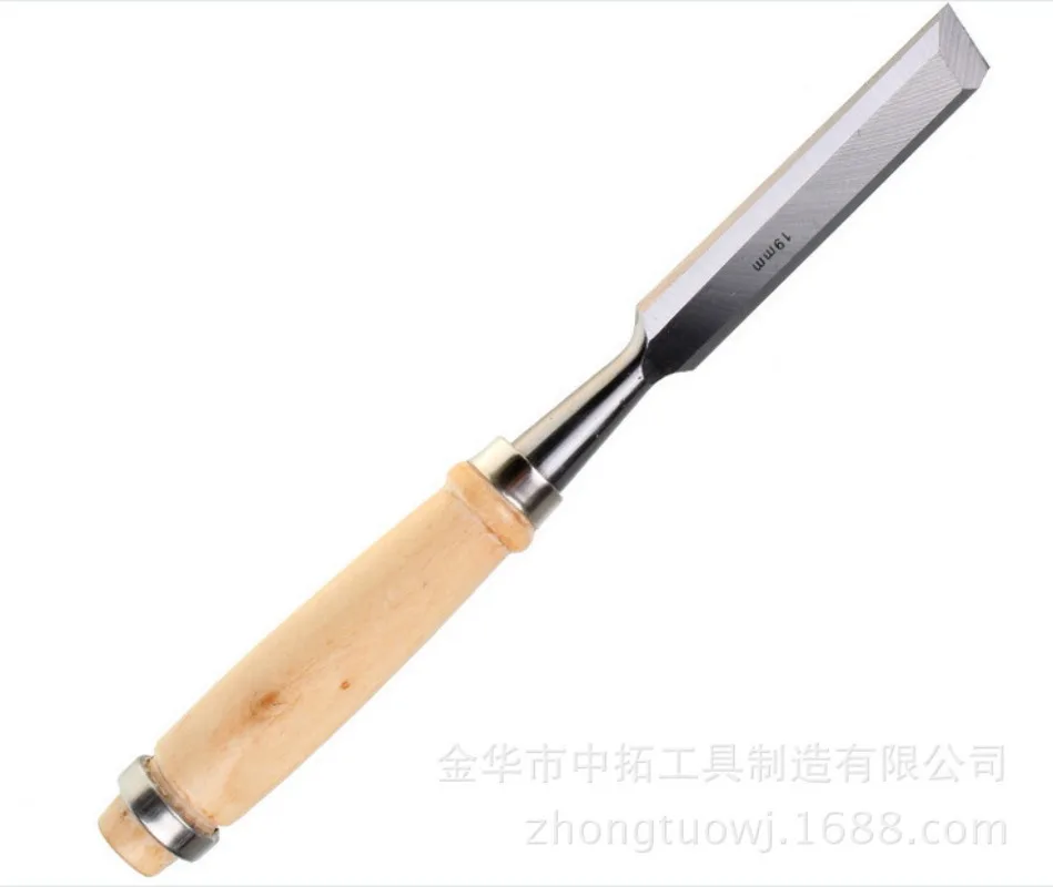 Source Factory Beech Small Flat Handle Semi-round Flat Round Engraving Chisel Set Amazon Hot-selling Wood