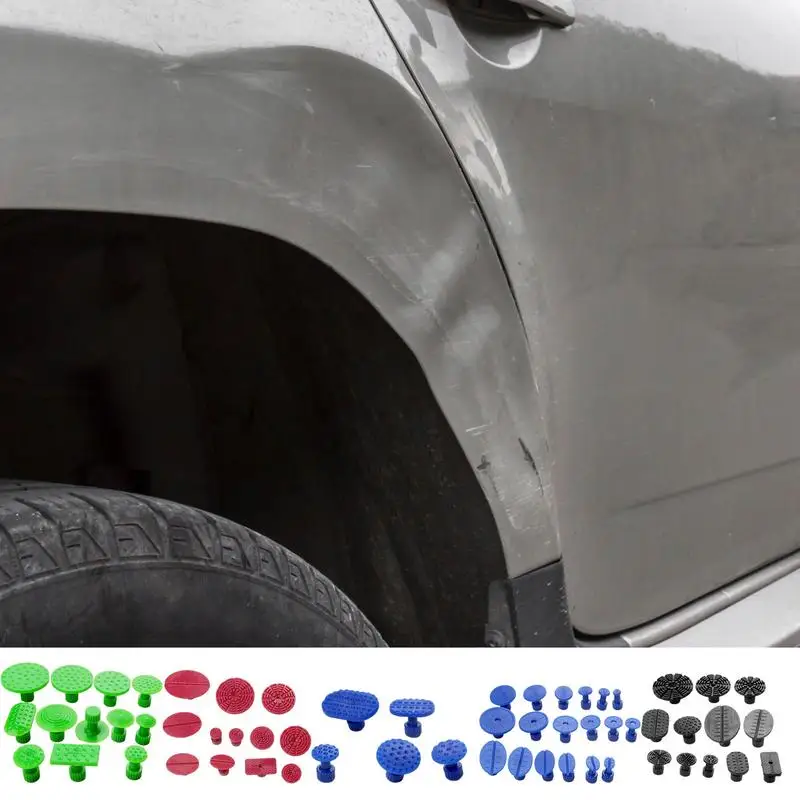 5/12/18pcs New Glue Pulling Tabs Car Body Dent Removal Pulling Tabs Paintless Dent Repair Tools Glue Puller Tabs Set