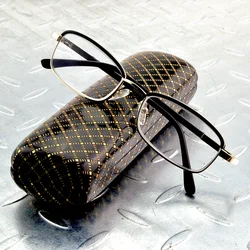Fashion Eyebrows Titanium Alloy Reading Glasses Men Women Anti-fatigue Glass lenses +0.75 +1 +1.25 +1.75 +1.5 to +4
