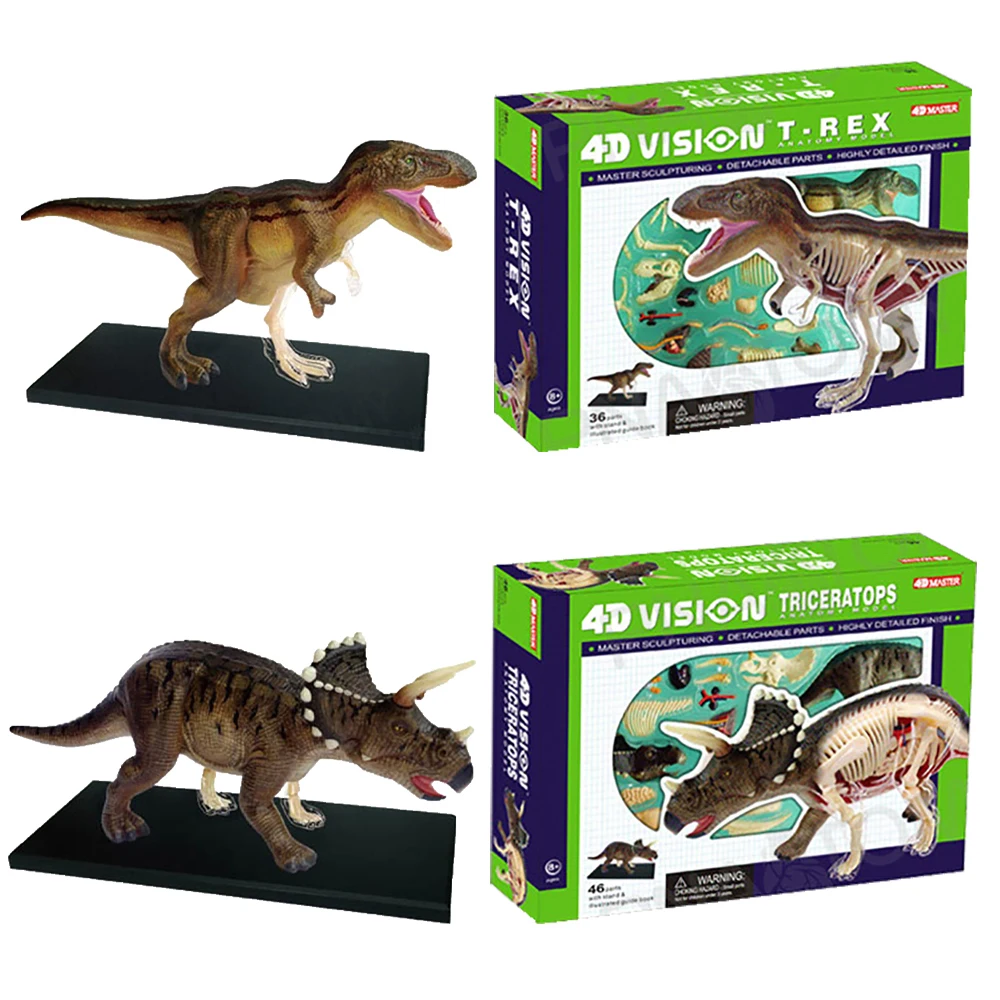 

4D MASTER Ancient Dinosaur Assembly Models Realistic Prehistoric Creature Improving Creativity Great Gifts for Kids To Explore