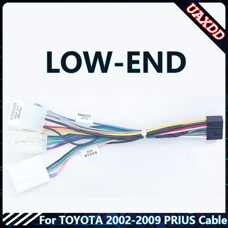 For TOYOTA 2002-2009 PRIUS 9INCH Car CD Radio Android Stereo Audio Screen Multimedia Video Player Navigation Cable Harness Frame image 2