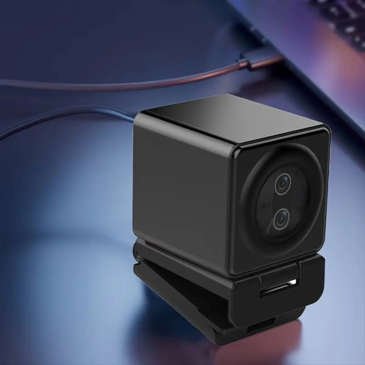 

2025 New 12MP 4K Webcam 30fps Dual Lens USB Web Cam with Microphone Auto Focus Living Stream Camera 20X Zoom for Live Broadcast