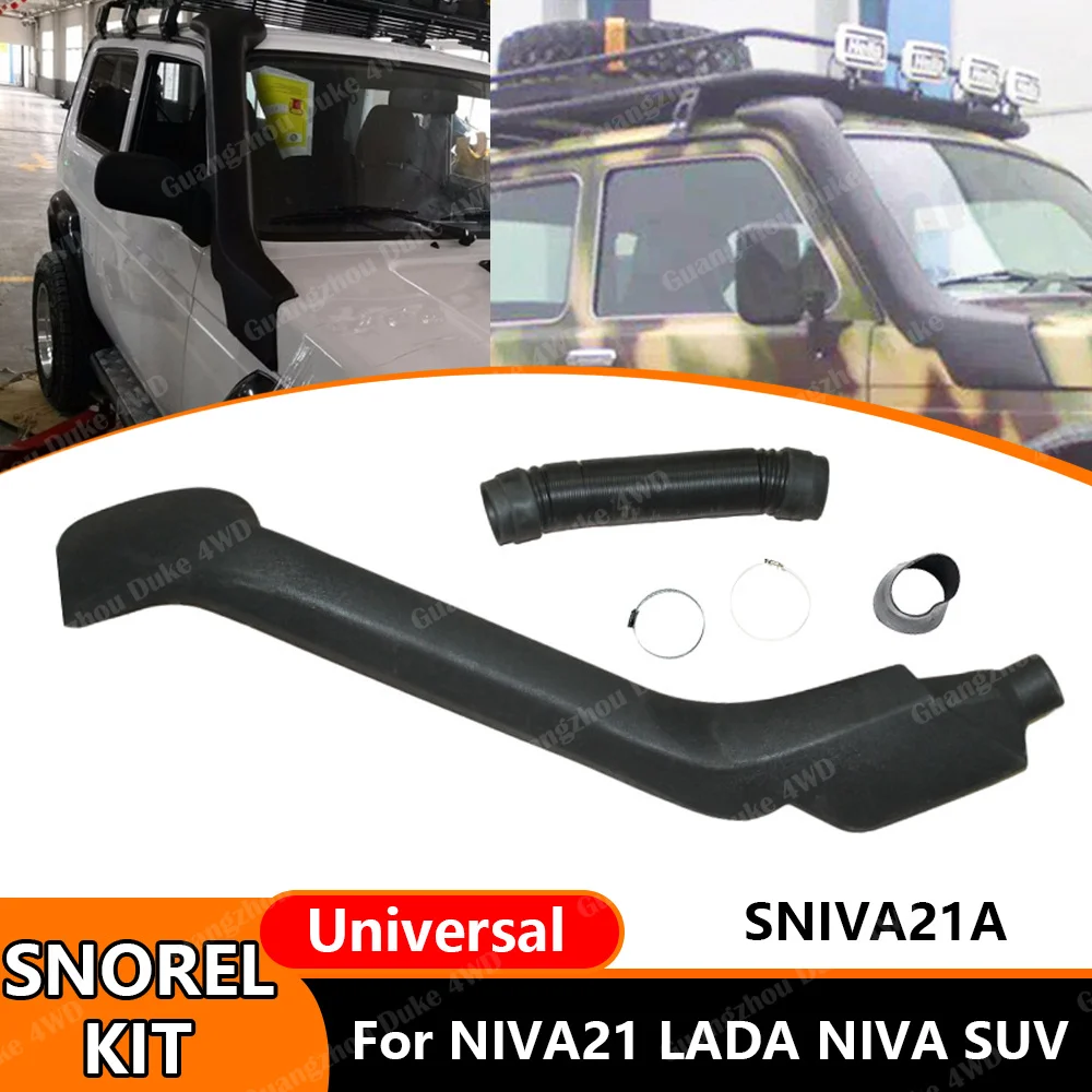 Kit de Admisión de Aire Tipo Snorkel para Lada Niva 4x4 Todoterreno, Admisión de Aire Elevada, Accesorios Exteriores para SUV