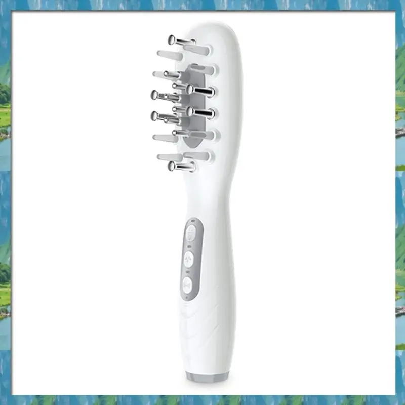 The Electric Calp Massage Comb Hair Oil Applicator Scalp Massager For Hair Treatment Growth Medicine Fluid Essential Oil