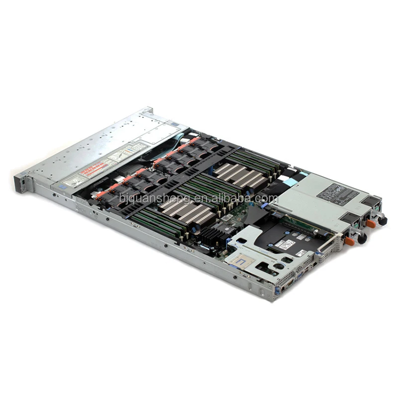 PowerEdge R640 1U Rack Server يستخدم معالج Xeon 64GB نظام تخزين شبكة الذاكرة في المخزون