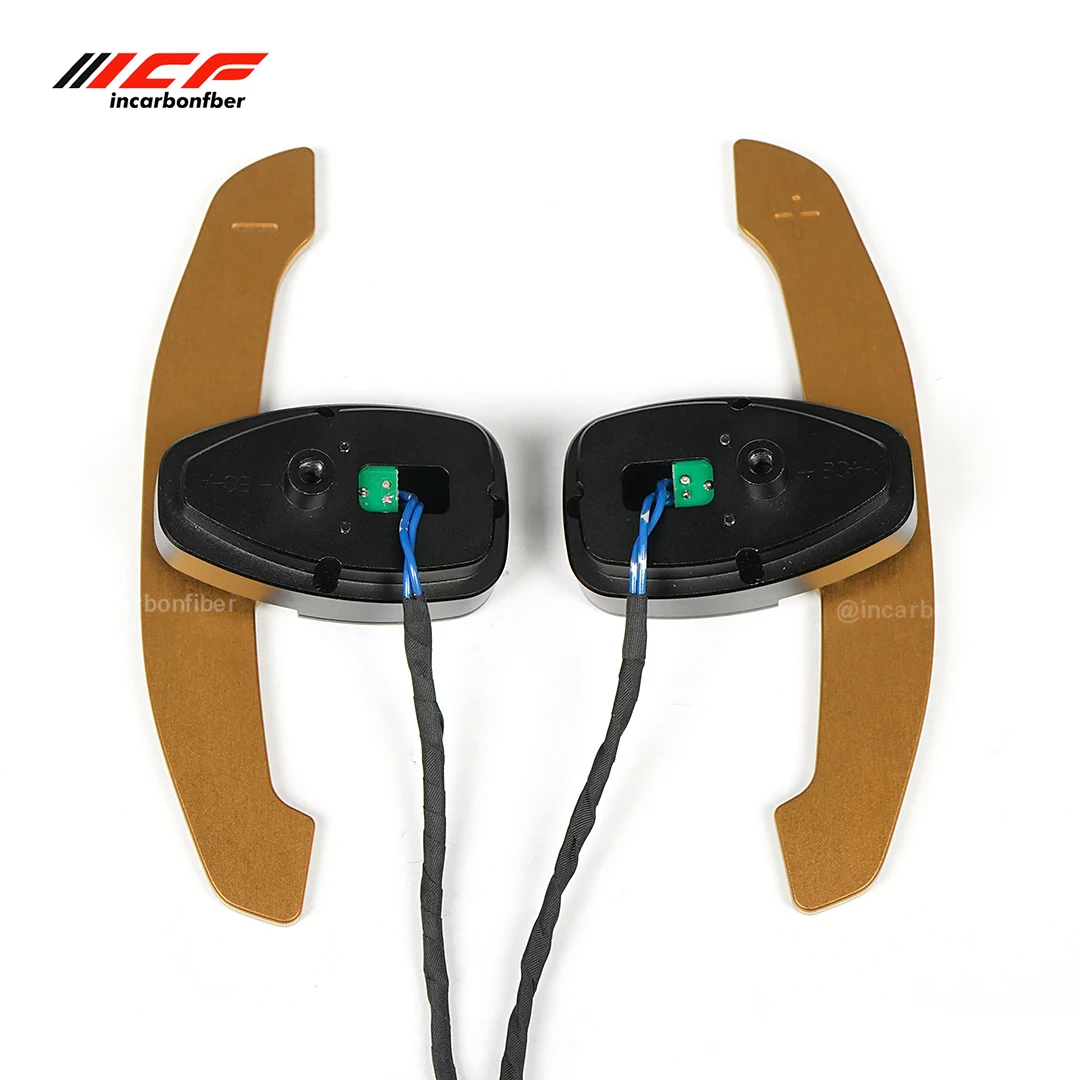 ICF Solid Colour Aluminium Alloy Magnetic Paddle Shifters for Mercedes Benz A B C Class 2015-16 GLA/GLC/CLS Class