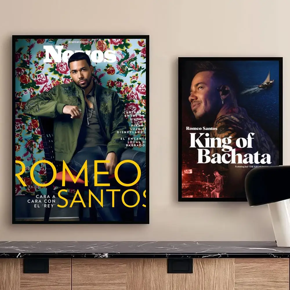 المغني R-روميو سانتوس ملصق جدار ديكور غرفة المعيشة غرفة نوم مكتب المطبخ الحديثة قماش الفن اللوحة طباعة تصميم المنزل