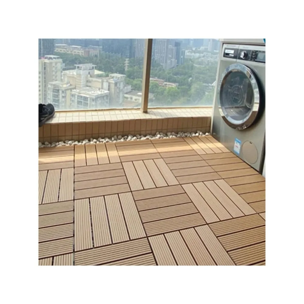 Patio Deck Tiles Interlocking Decking Tiles, Patio Tiles Waterproof Outdoor Flooring for Patio Garden Deck Poolside Indoor