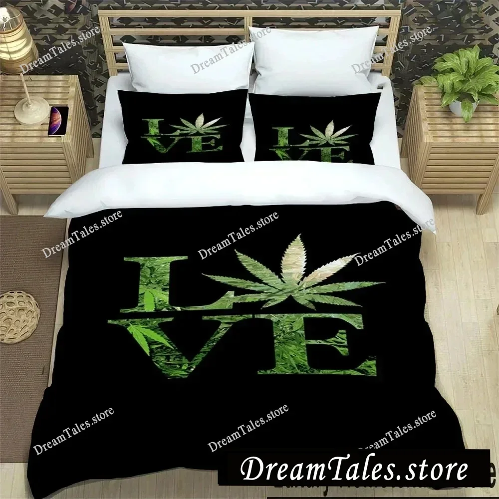 3D Print Bob Marley Reggae Music Maple Leaf Bedding Set Boys Girls Twin Queen King Size Duvet Cover Pillowcase Bed boys Adult963