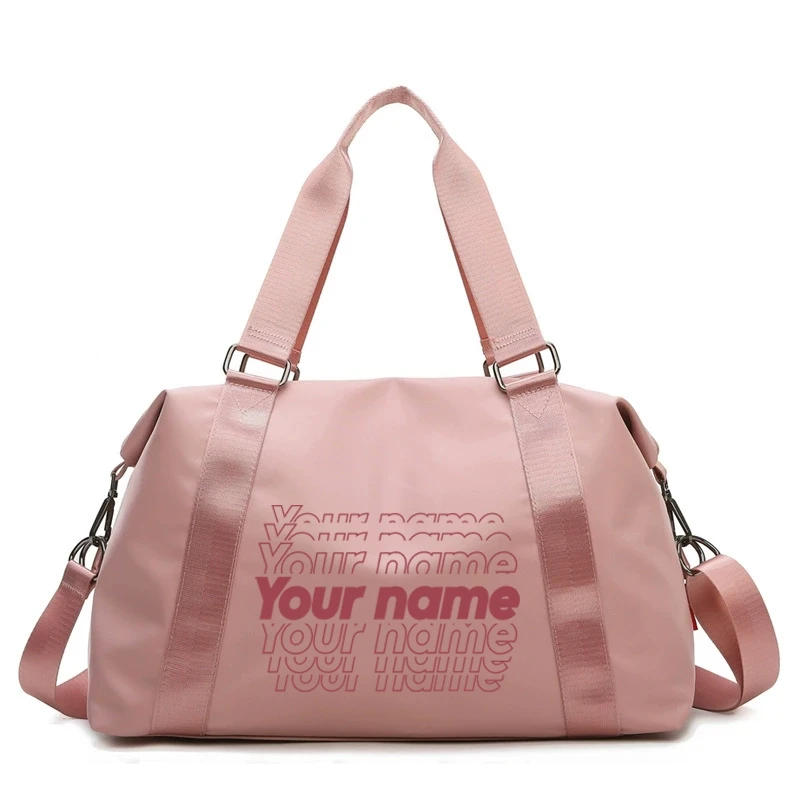 

Customizable Letters Tote Bag, Large Capacity Women's Handbag, Versatile And Fashionable Multifunctional Leisure Travel Bag