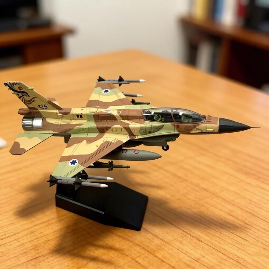 

1/72 Israel F-16i Thunderstorm Military Fighter Aircraft Alloy Model Home Decoration Decoration Ornament Friend Birthday Gift