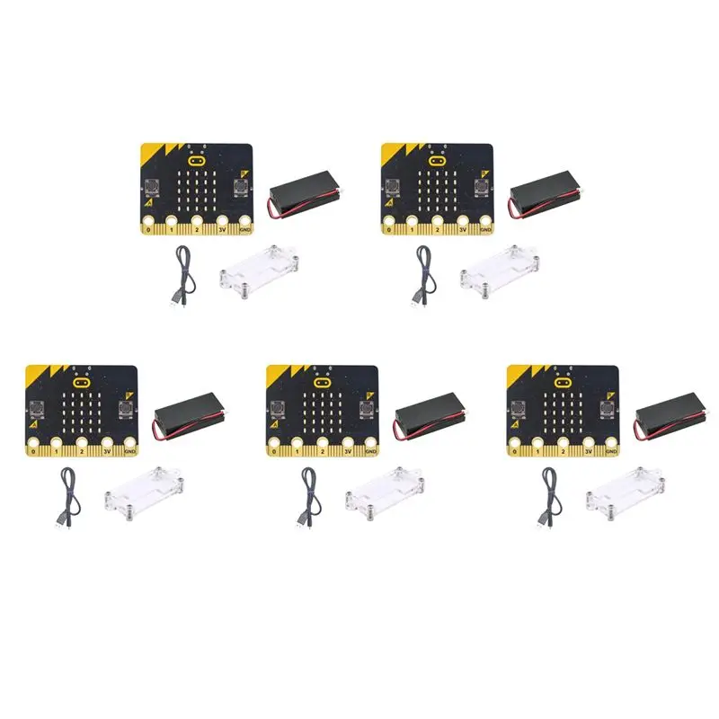 

Superb 5X BBC Microbit Go Start Kit Micro:Bit BBC DIY Projects Programmable Learning Development Board With Protective Shell
