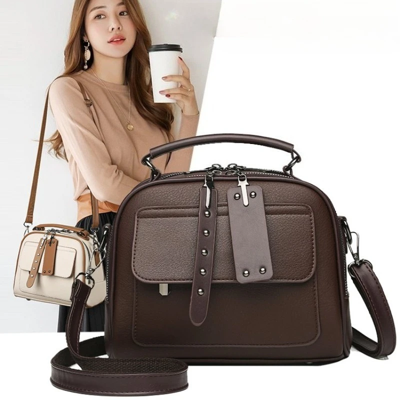 

Designer Paris Fashionable Classic Diaper Bag For Women Letter Logo Leather Tote With Vintage Minimalist Crossbody Shoulder