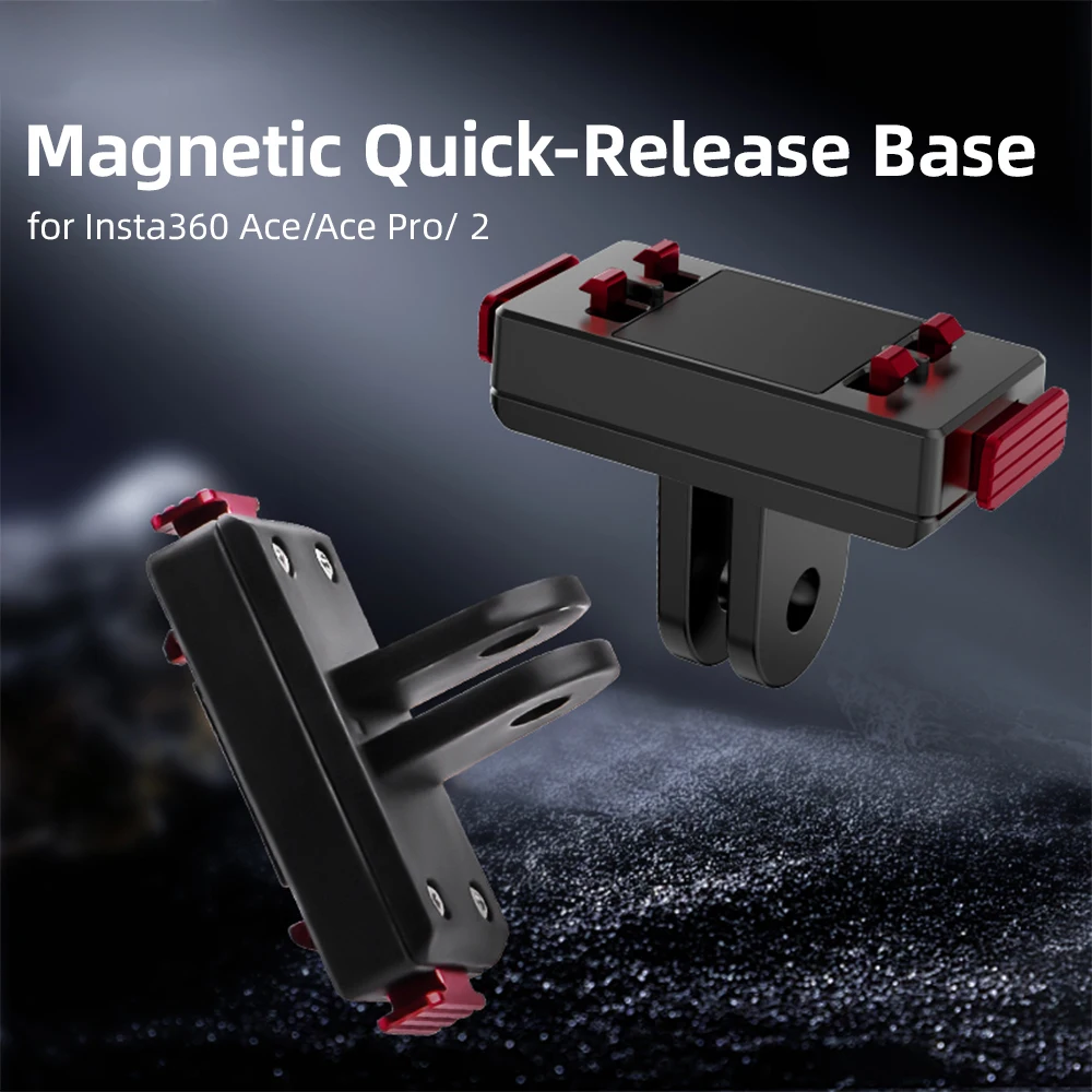 For Insta360 Ace Pro 2 Magnetic Quick-release Base Camera Cold Shoe Expansion Adapter Base For Insta360 Ace Pro 2 Accessories