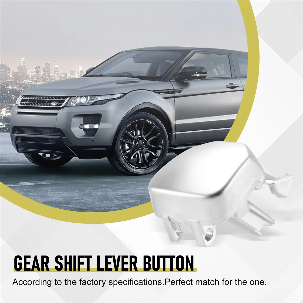 LR099206 LR117072G Gear Shift Lever Button Trim Cover Lid Fit for Land Rover Range Rover Sport 2014-2019