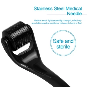 DRS Titanium Dermaroller تجاعيد الجلد والهالات السوداء ، جودة عالية ، إبرة صغيرة ، مضاد للانتفاخ ، جمال الوجه ، انكماش الشعر ، جودة عالية أعلى 8 سترة للتحفيز الكهربائي للمبيعات - رقم 1