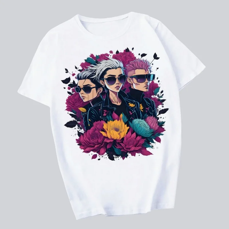 

Tokio Hotel Group Music Y2K Эстетическая мужская футболка в стиле Харадзюку 90-х годов Футболки Топы Дизайнерская эстетичная футболка с короткими рукавами в стиле аниме