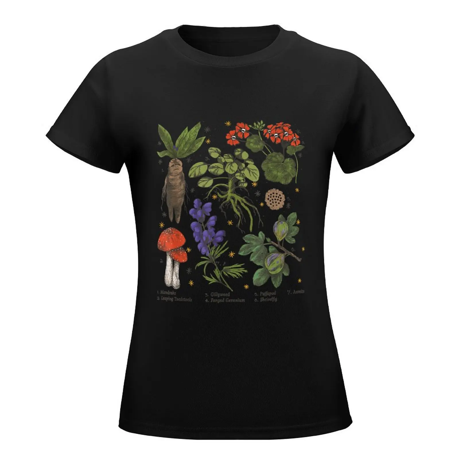 Herbology Plants Gift Tee For Men Women T-Shirt Blouse female Aesthetic clothing cute tops graphic t-shirts for Women