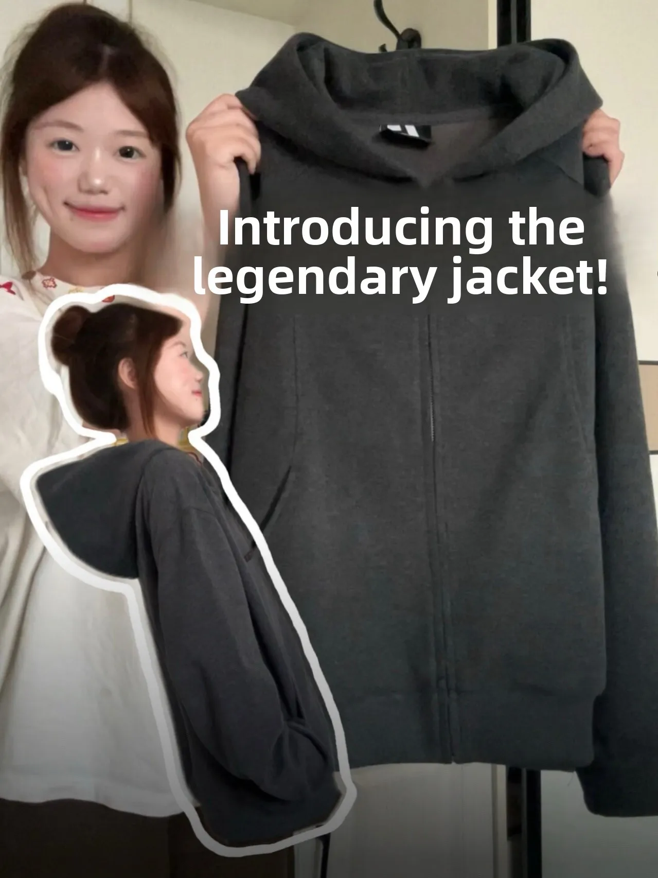 Retro American Embroidered Open Cardigan Hoodie Women's Loose Casual Style Trendy Brand Spring Autumn Outerwear for Couples