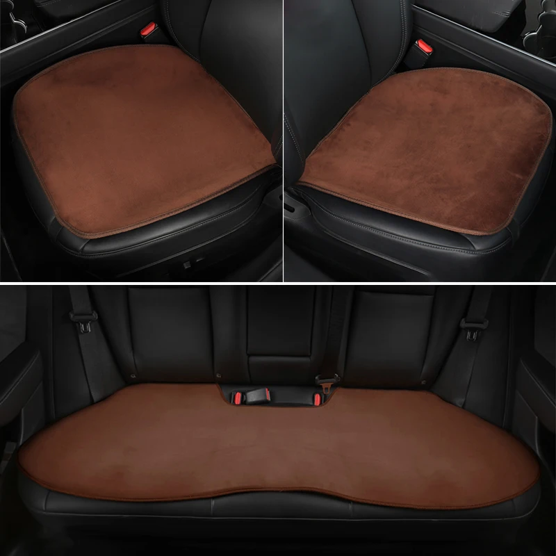 Car Seat Cover Front Rear Cushion Seats Cover Waterproof Non-slip For Tesla Model 3 Y X S 2017-2020 2021 2022 2023 Accessories