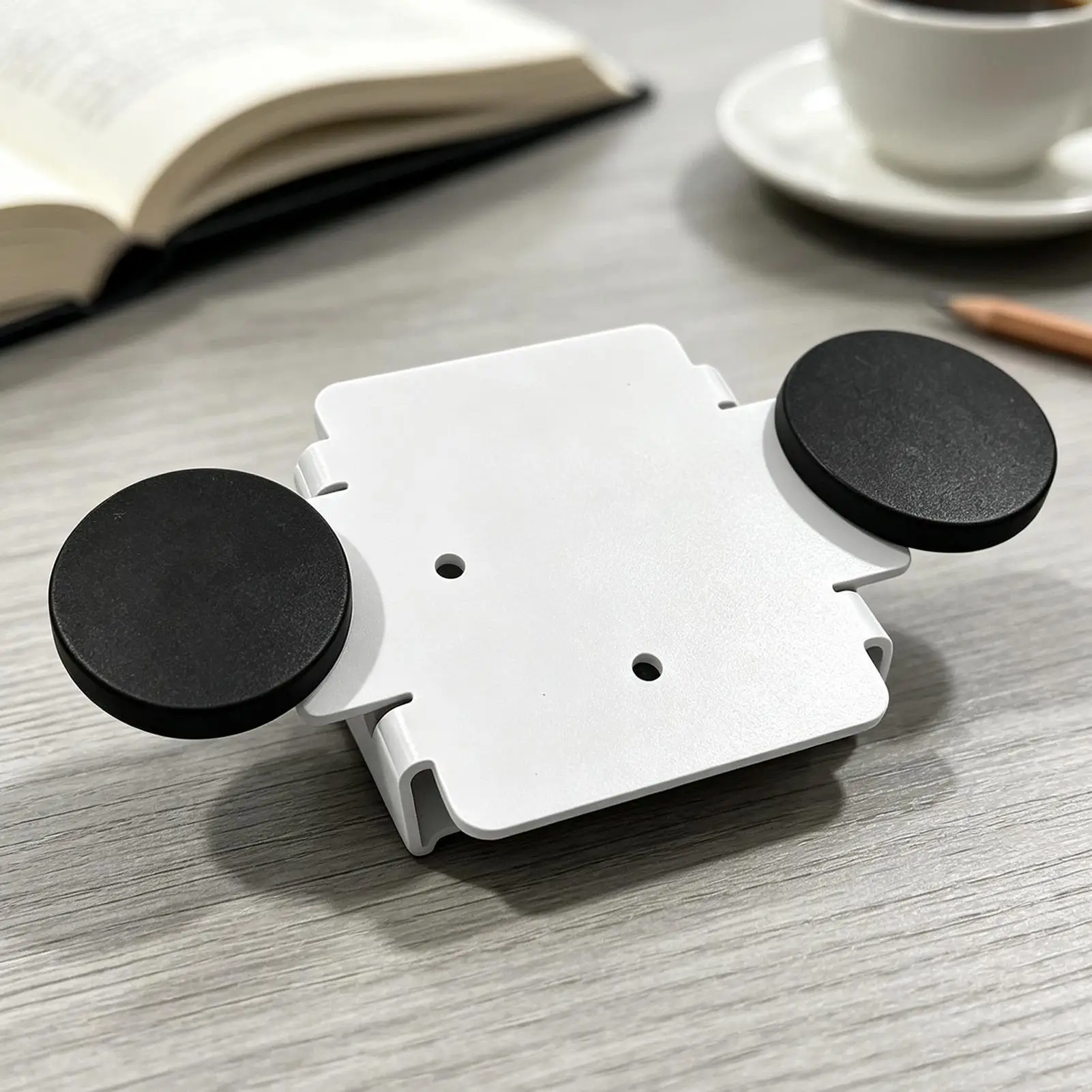 Magnetic Stand Refrigerator Mount Compact Metal Surface Adapter Easy Install Tool Free Back Plate