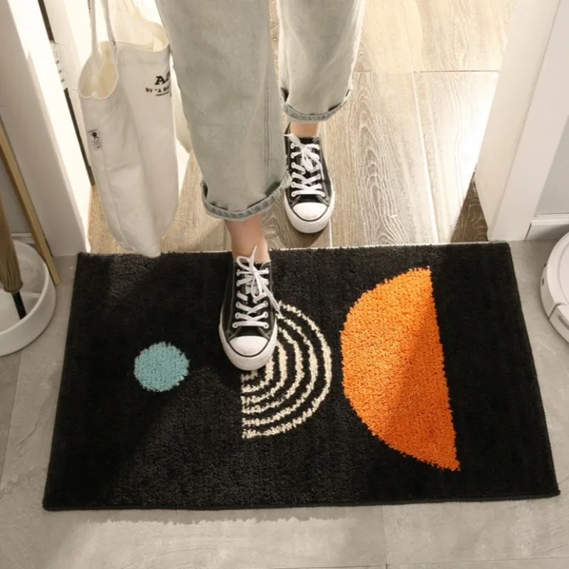 New Entrance Door Mat Bathroom Floor Carpet Super Absorbent Non-Slip Rug for Wet Dry Area Separation Home Livingroom Decoration